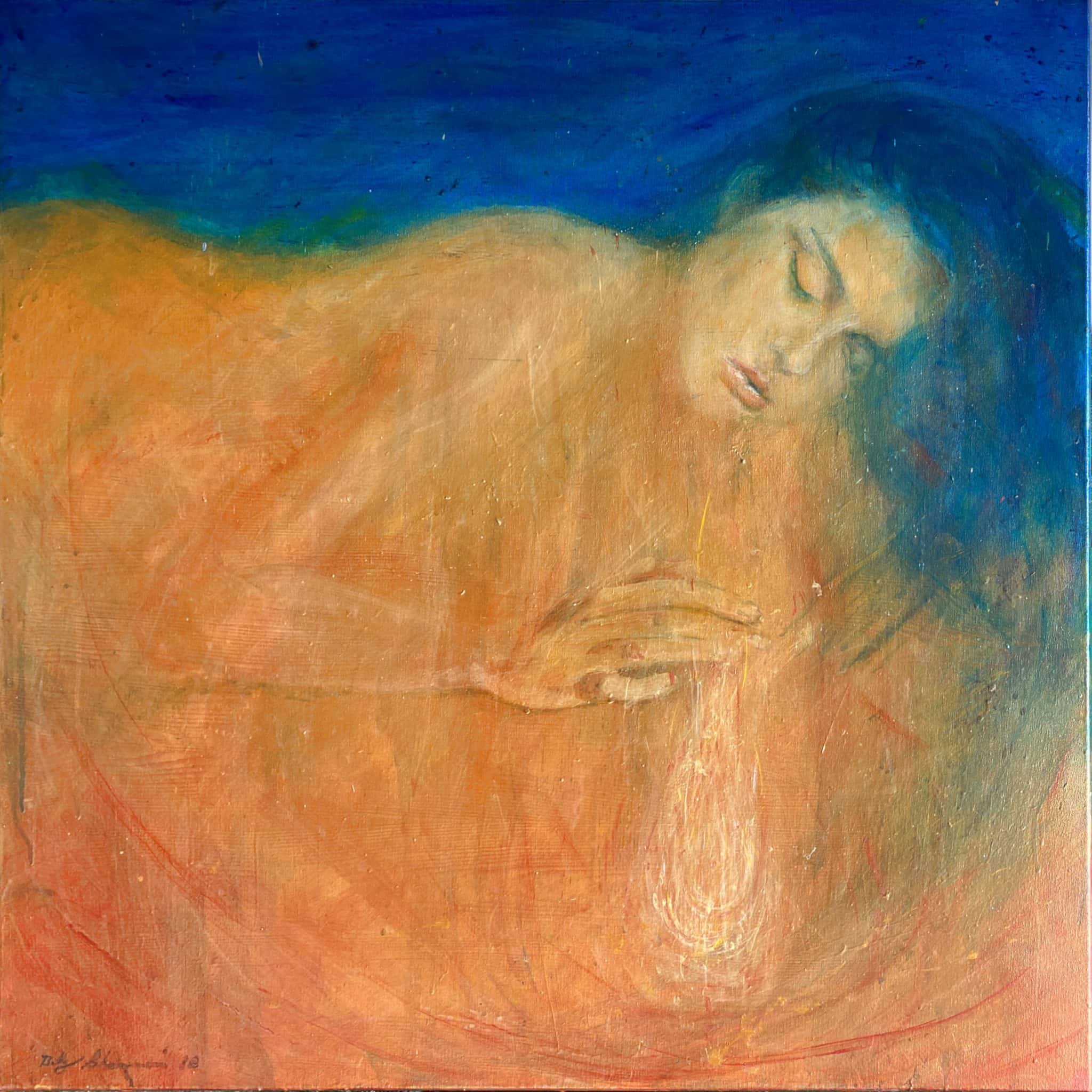 Creative Fire — Asher Bowen-Saunders, Billy Shannon, acrylic on canvas, 2018